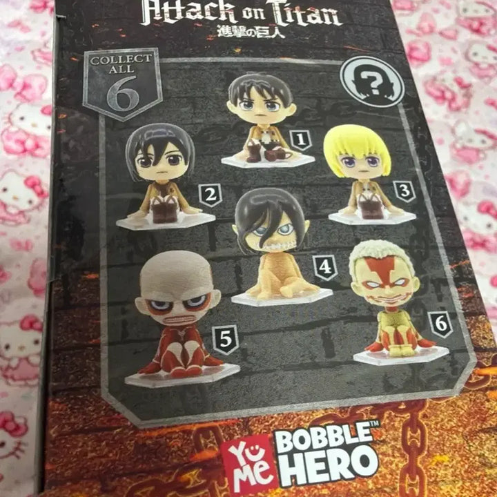 [BUNJANG] Attack on Titan Bubble Hero Random Figure (Unsealed/Karakore) / 진격의 거인 버블 히어로 랜덤 피규어 (단순개봉/카라코레)
