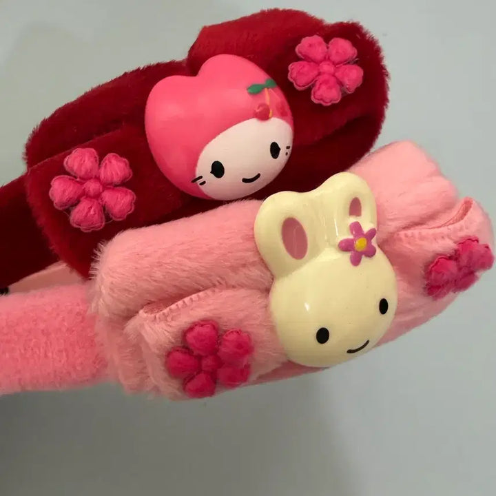 [BUNJANG] Youngart Cherrypet Kiddy Velboa Headband Bundle Set / 고전문구 영아트 체리펫 키디 벨보아 머리띠 (일괄)