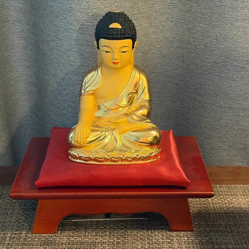 [BUNJANG] Gilded Shakyamuni Buddha Statue (21cm) / 석가모니부처님 불상 21센치 순금도금