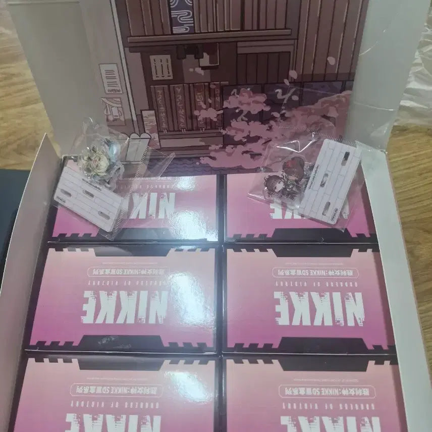 [BUNJANG] Hobby Sakura Nikke SD Figure Vol. 1 (Background + Acrylic Full Box) / 하비사쿠라 니케 SD 피규어 1탄 (배경지 + 아크릴 풀박스) 판매합니다