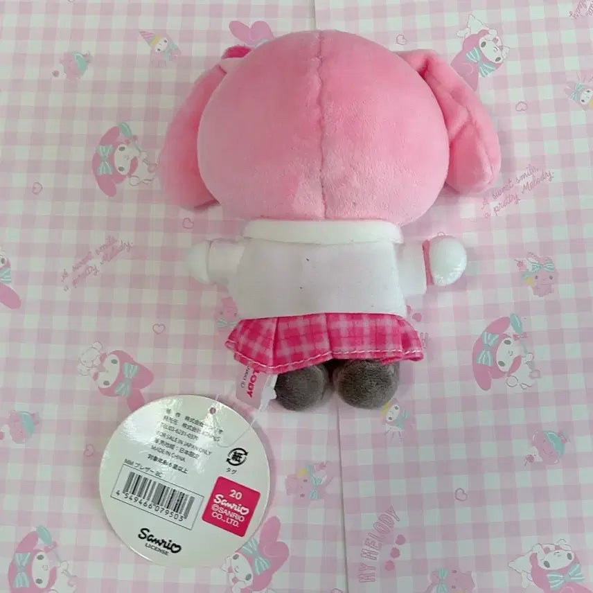 [BUNJANG] Sanrio My Melody School Uniform Mascot Doll / 산리오 스쿨복 마이멜로디 교복 마멜 마스코트 인형