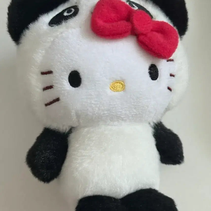 [BUNJANG] Sanrio Ueno Hello Kitty Panda Mascot Doll Keyring / 산리오 우에노 헬로키티 판다 마스코트 인형 키링