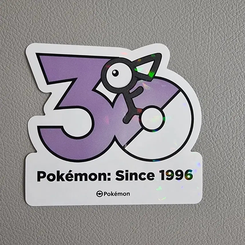 [BUNJANG] Pokemon 30th Anniversary Sticker / 포켓몬 30주년 스티커 안농
