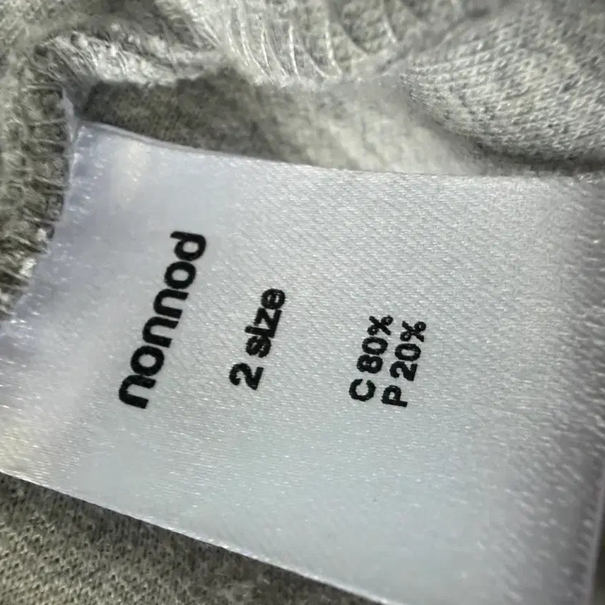 [BUNJANG] Non-Node Scuba Zip Hoodie Grey / [2] 논노드 스쿠바 집 후디 그레이