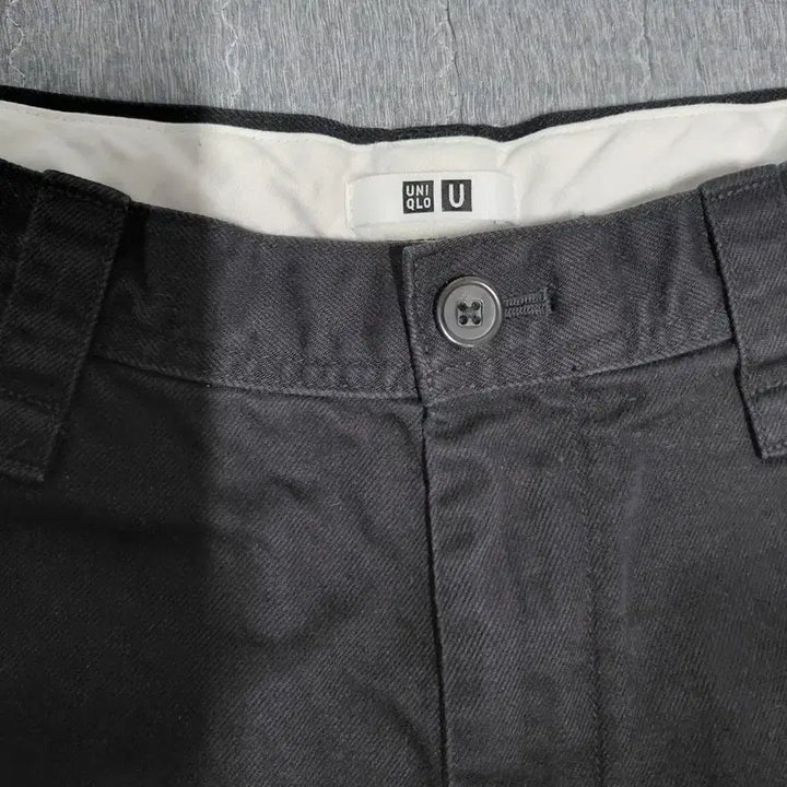 [BUNJANG] Uniqlo U Wide Fit Chino Pants Black / 유니클로 U 와이드핏 치노팬츠 73 블랙