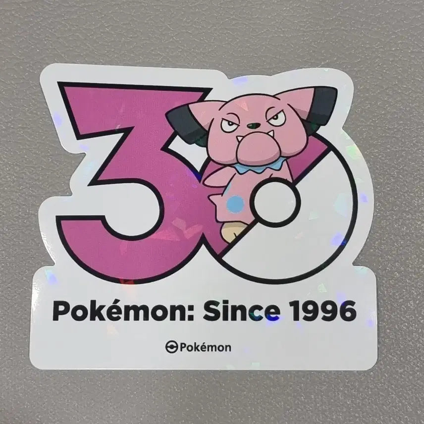[BUNJANG] Pokemon 30th Anniversary Sticker Blue / 포켓몬 30주년 스티커 블루