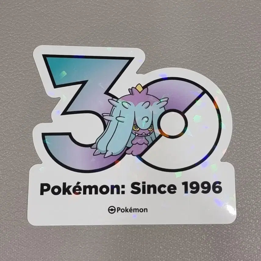 [BUNJANG] Pokemon 30th Anniversary Sticker Shimamori / 포켓몬 30주년 스티커 시마사리