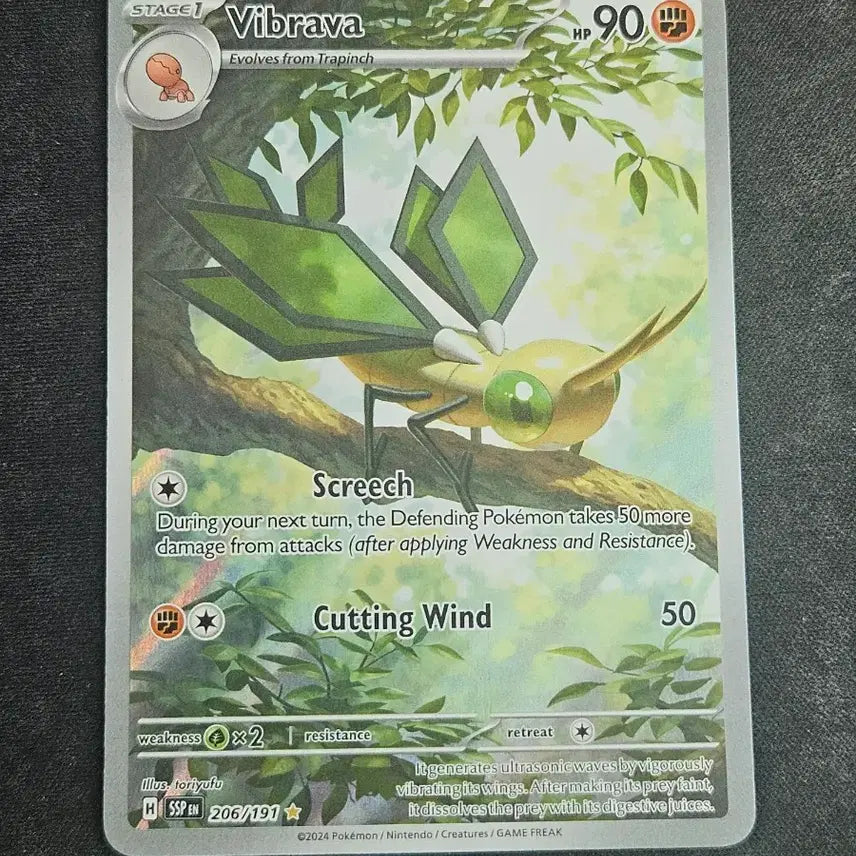 [BUNJANG] North American Vivarava Ephraim Pokemon Card / 북미 비브라바 에프룡 포켓몬카드