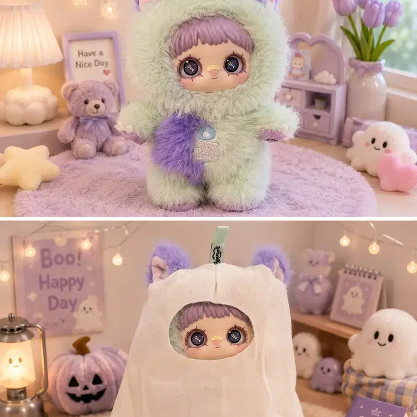 [BUNJANG] MeiMei Dark Forest Ghost Plush Keychain / (인기) 메이메이 다크포레스트 유령 고스트 인형 키링