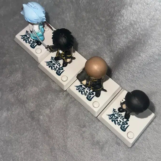 [BUNJANG] Gintama Voice Figures Bundle Set - Gintoki, Hijikata, Sougo, Yamazaki / 은혼 보이스 피규어 일괄 긴토키 히지카타 소고 야마자키