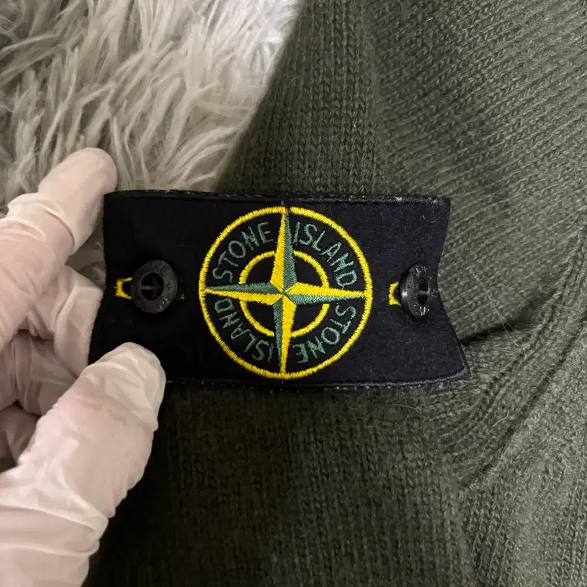 [BUNJANG] Stone Island Knit Green / S급 스톤 아일랜드 니트 그린 급처