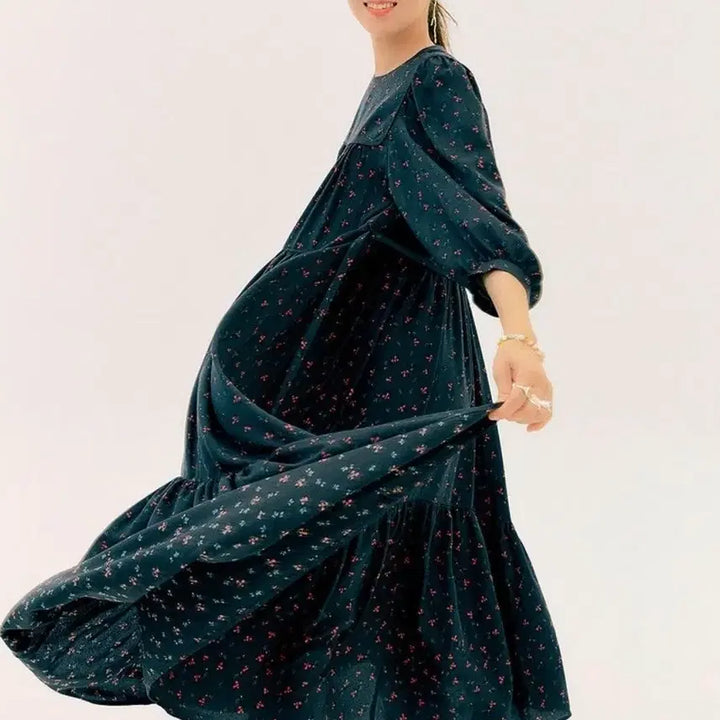 [BUNJANG] Thursday Island Floral Long Dress / Thursday Island 플라워 롱 원피스