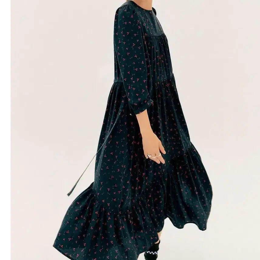 [BUNJANG] Thursday Island Floral Long Dress / Thursday Island 플라워 롱 원피스
