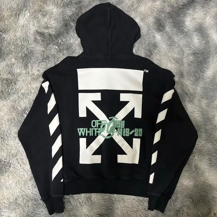 [BUNJANG] Off-White Waterfall Arrow Hoodie / 오프화이트 워터폴 애로우 후드티