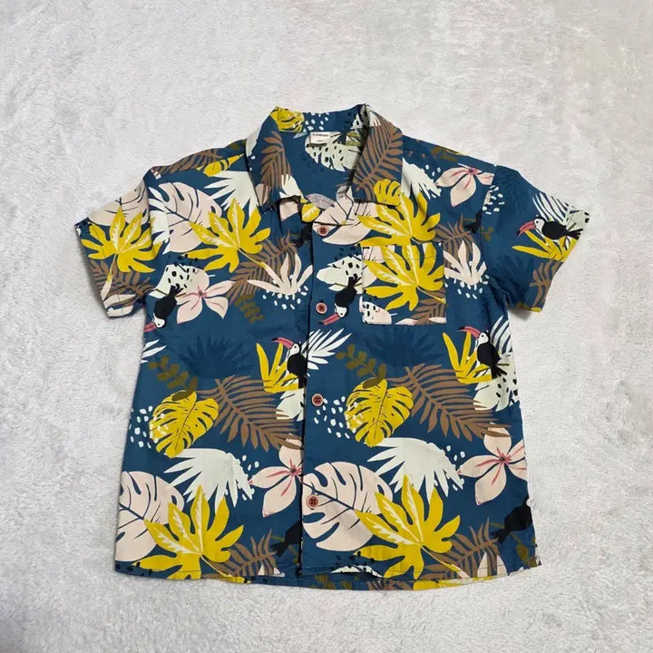 [BUNJANG] Cheek Kids Short Sleeve Shirt / (120)치크 키즈 반팔 셔츠