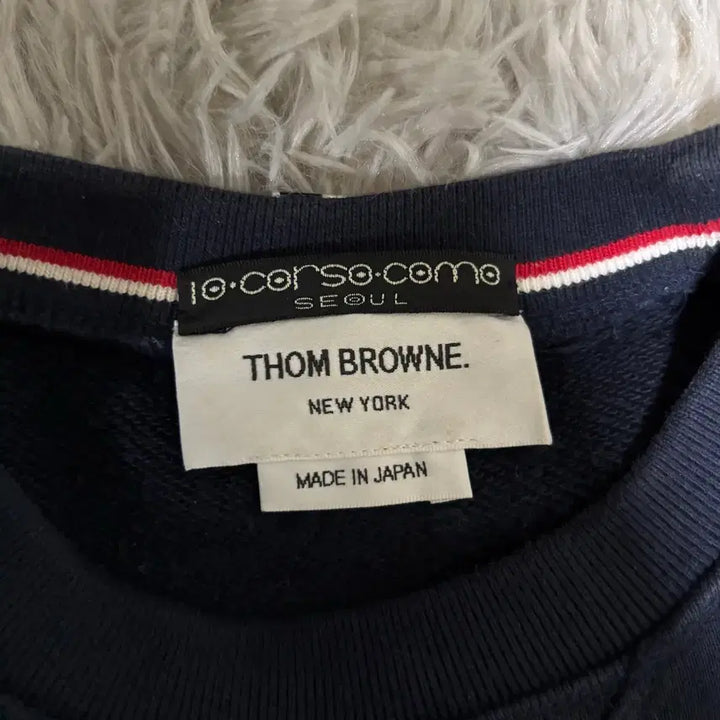 [BUNJANG] Thom Browne Sweatshirt Navy Size 1 / 톰브라운 맨투맨 네이비 1사이즈