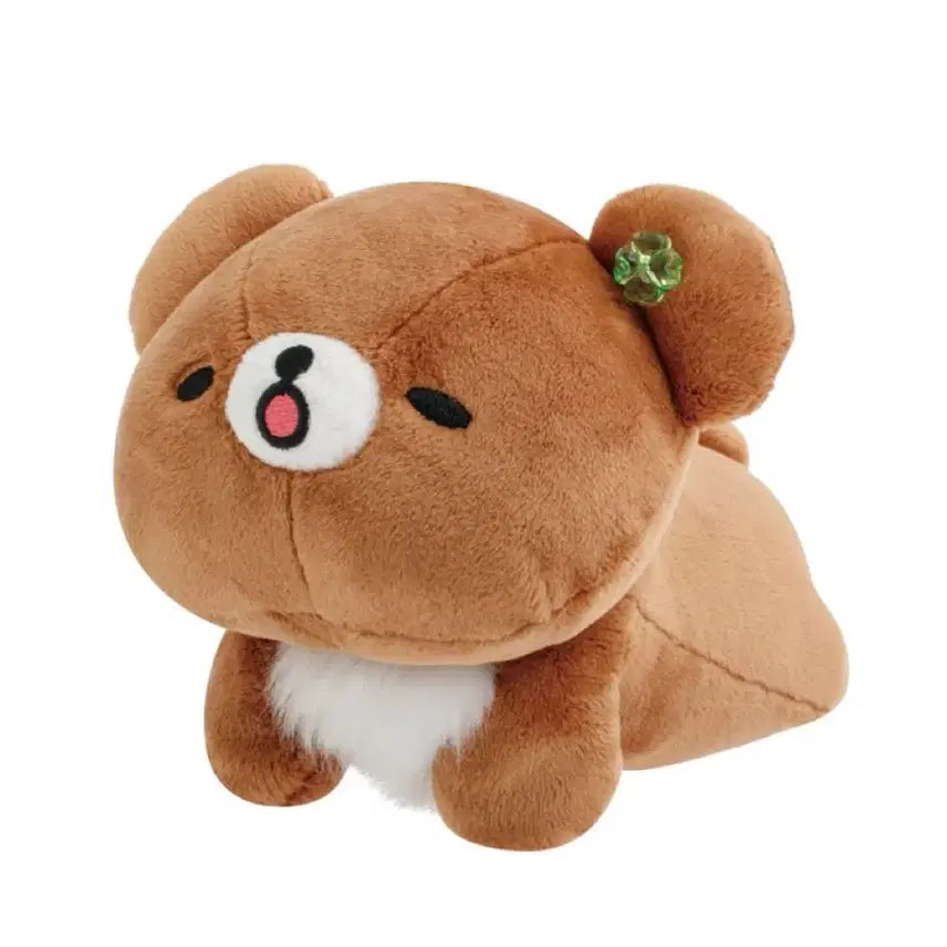 [BUNJANG] San-X Rilakkuma Stretching Series Chairoikoguma Plush Doll / 리락쿠마 기지개 쭈욱 봉제인형 챠이로이코구마