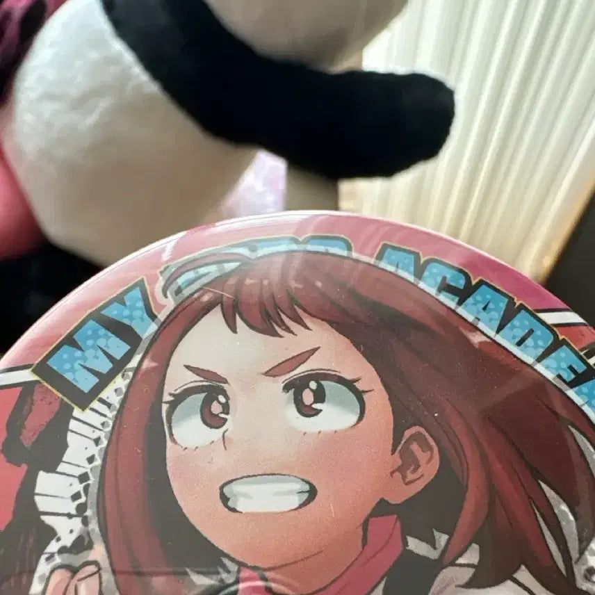 [BUNJANG] My Hero Academia Ochaco Uraraka Urravity Original Art Can Badge / 나히아 우라라카 오챠코 우라비티 원화 캔뱃지