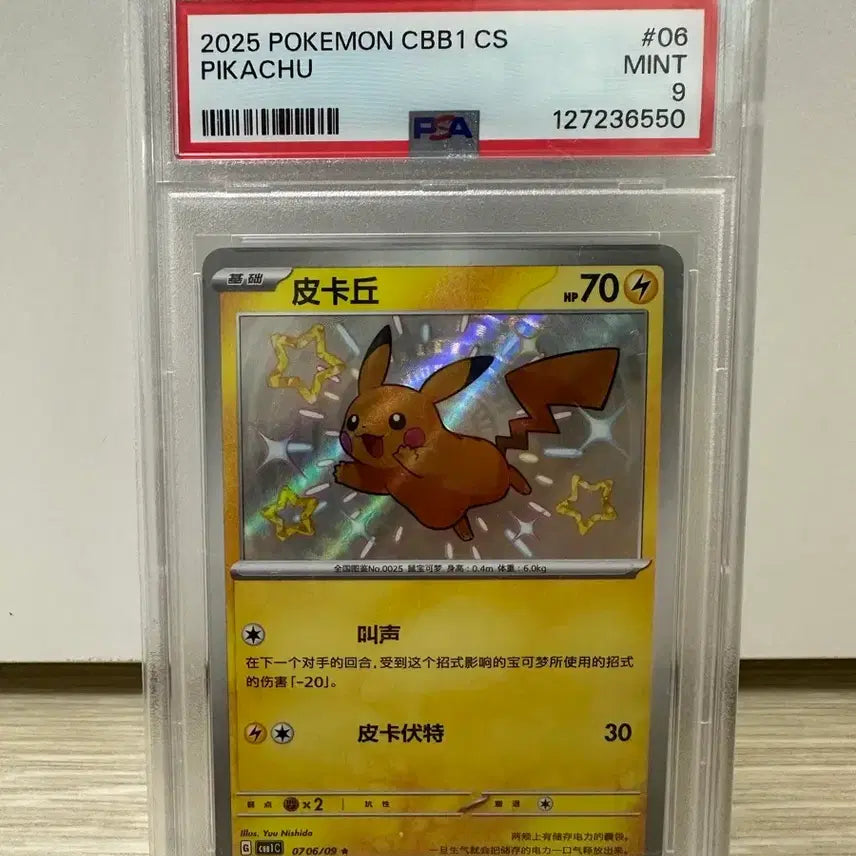 [BUNJANG] Pokemon Card Shiny Pikachu Japanese Version PSA 9 Graded / 포켓몬카드 이로치 피카츄 중판 PSA9 등급