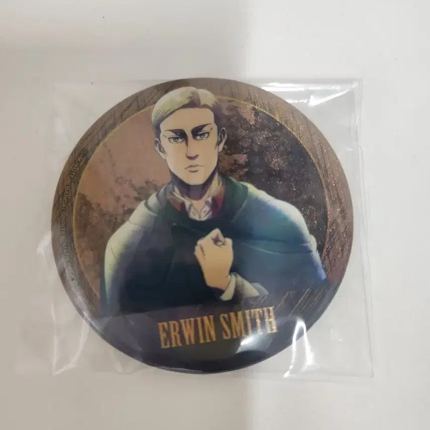 [BUNJANG] Attack on Titan Erwin Smith Can Badge / 진격의 거인 엘빈 스미스 캔뱃지
