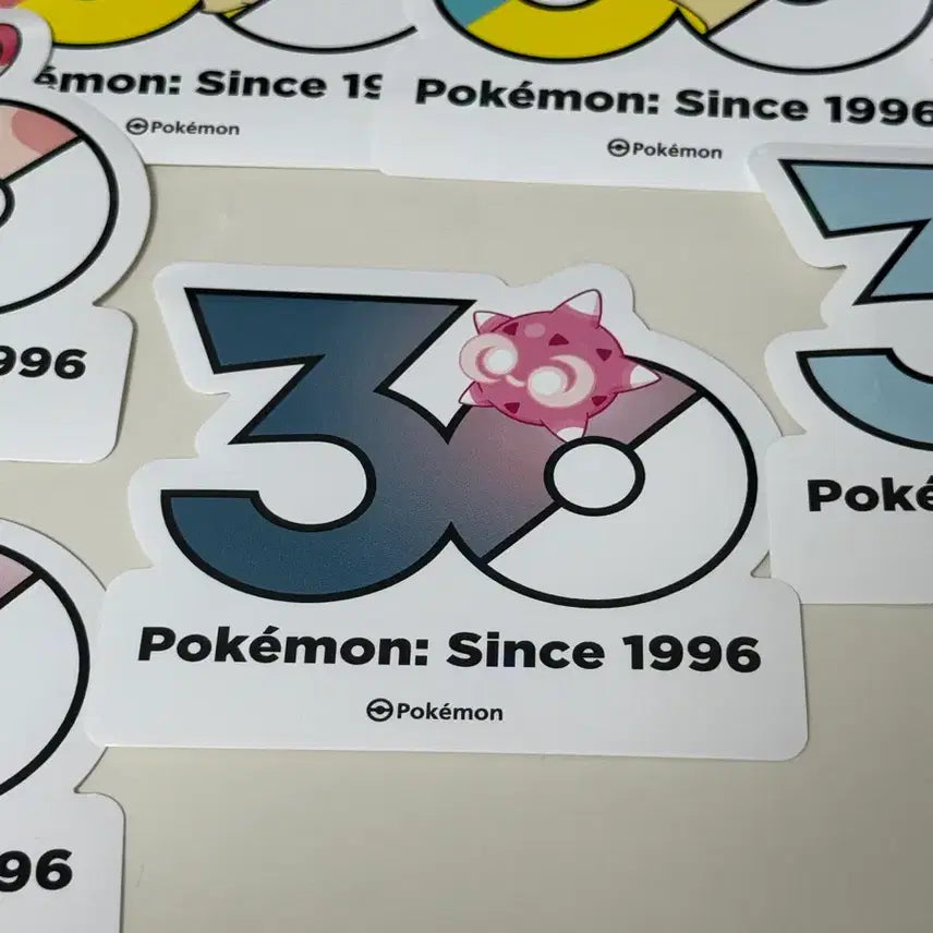 [BUNJANG] Pokemon 30th Anniversary Pop-up Random Sticker Meteno / 포켓몬 30주년 팝업 랜덤 스티커 메테노