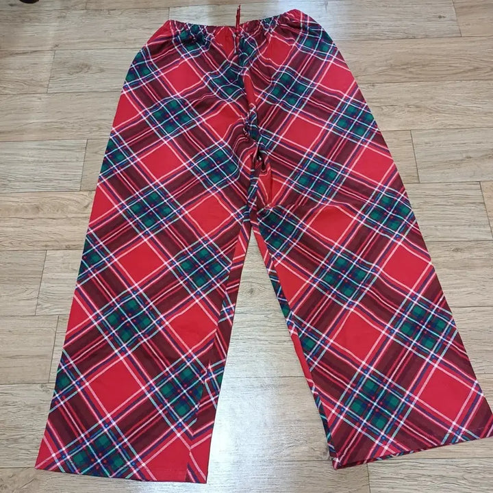 [BUNJANG] Checkered Pajama Pants / 체크 파자마 바지