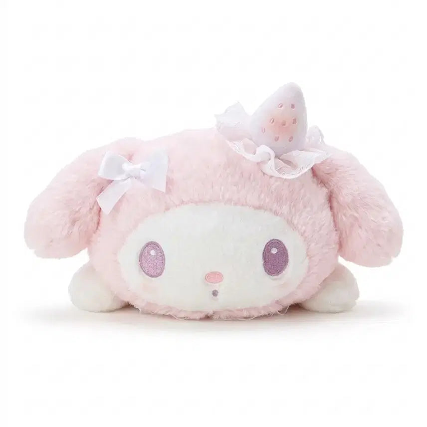 [BUNJANG] Sanrio My Melody Shiroichigo Strawberry Tea Time Long Pouch Pen Case / 일본가) 산리오 마이멜로디 시로이치고 티타임 하얀딸기 시리즈 롱파우치 펜
