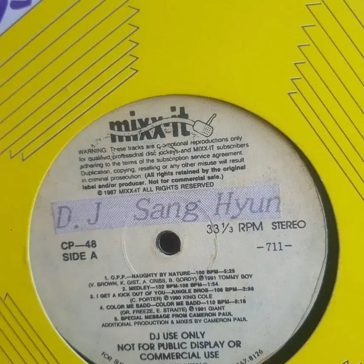 [BUNJANG] MIXX-IT DJ Copy LP Vinyl Record / 염가lp 디제잉 MIXX-IT 카피반 바이닐vinyl 흑인음악 힙합엘피