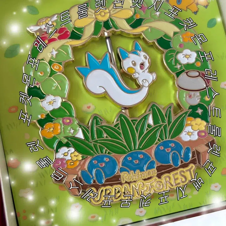 [BUNJANG] Pokemon Urban Forest Roulette Pin Badge / 포켓몬 Urban Forest 룰렛 핀뱃지