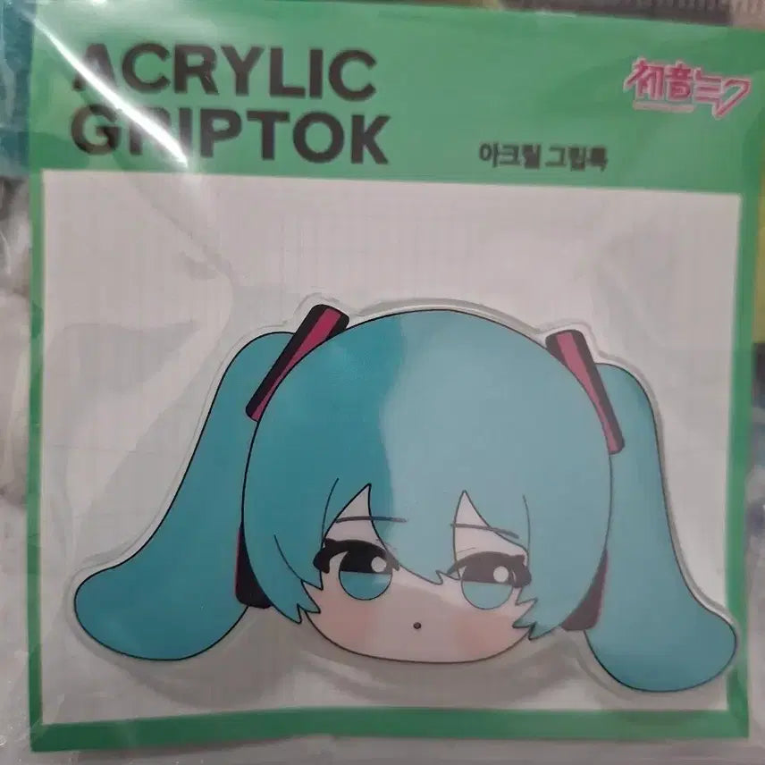 [BUNJANG] Hatsune Miku Acrylic Grip Tok / 하츠네 미쿠 아크릴 그립톡
