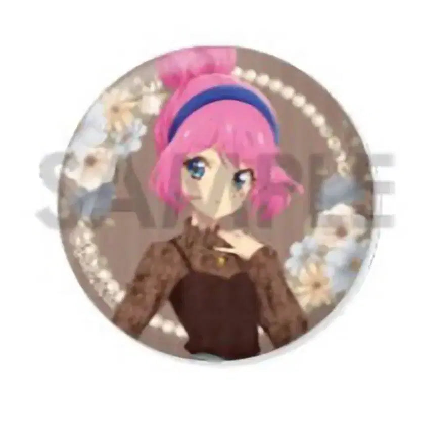 [BUNJANG] Aikatsu! Stars! Laura Sephiroth Can Badge / [판매] 아이카츠 아이엠스타 스타즈 로라 세피아라모드 캔뱃지