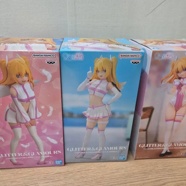 [BUNJANG] 2.5 Dimensional Temptation Liliel Glitter &amp; Glamorous Figure Set / 2.5차원의 유혹 릴리엘 글리터&amp;글래머스 피규어세트