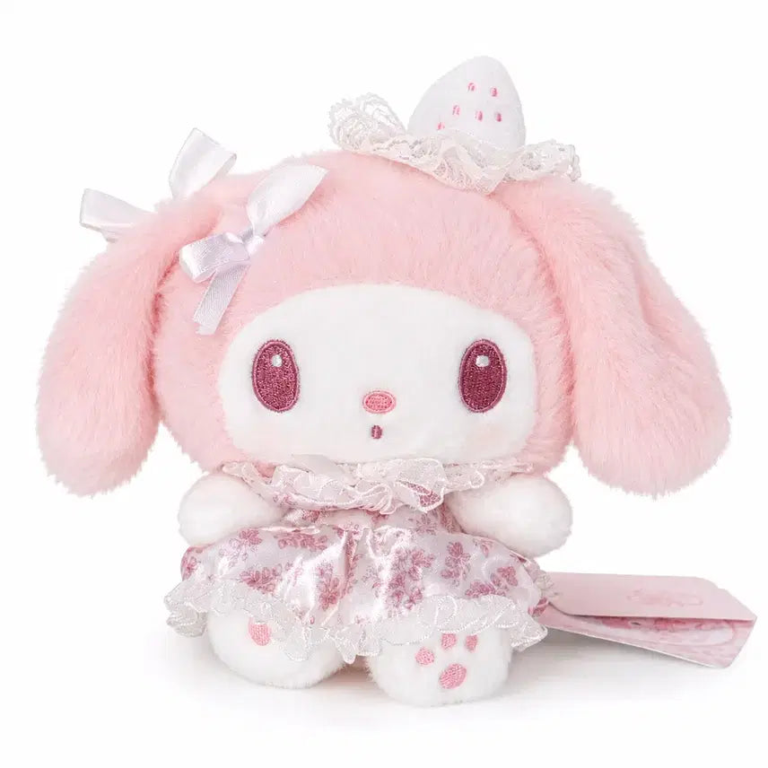 [BUNJANG] Sanrio My Melody Shiroichigo Strawberry Tea Time Plush Doll / 산리오 마이멜로디 시로이치고 티타임 하얀딸기 시리즈 누이 인형