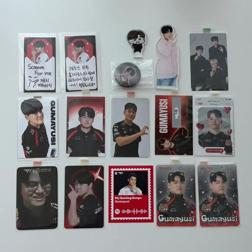 [BUNJANG] HLE Gumayusi Photocard Bundle Set / HLE 한화생명 구마유시 gumayusi 포토카드 굿즈 일괄