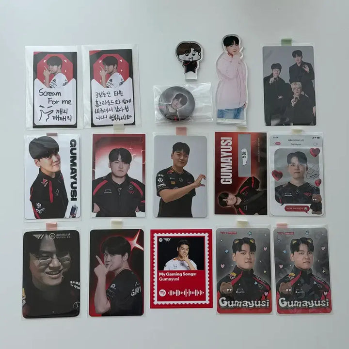 [BUNJANG] HLE Gumayusi Photocard Bundle Set / HLE 한화생명 구마유시 gumayusi 포토카드 굿즈 일괄