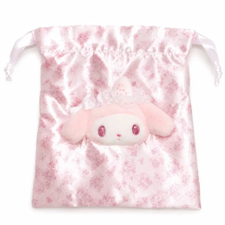 [BUNJANG] Sanrio My Melody Drawstring Pouch Pink / 일본가) 산리오 마이멜로디 복조리 파우치 핑크