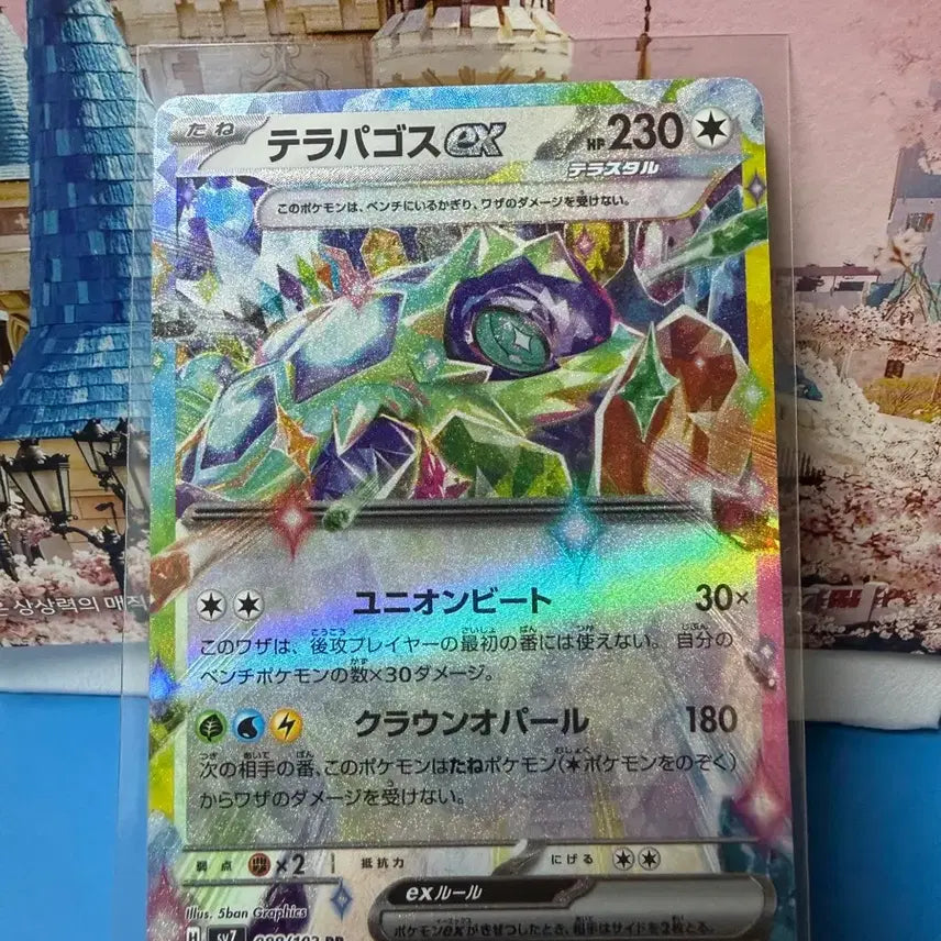 [BUNJANG] Pokemon Card Terrapagos RR (Japanese) / 일판 포켓몬카드 테라파고스 RR
