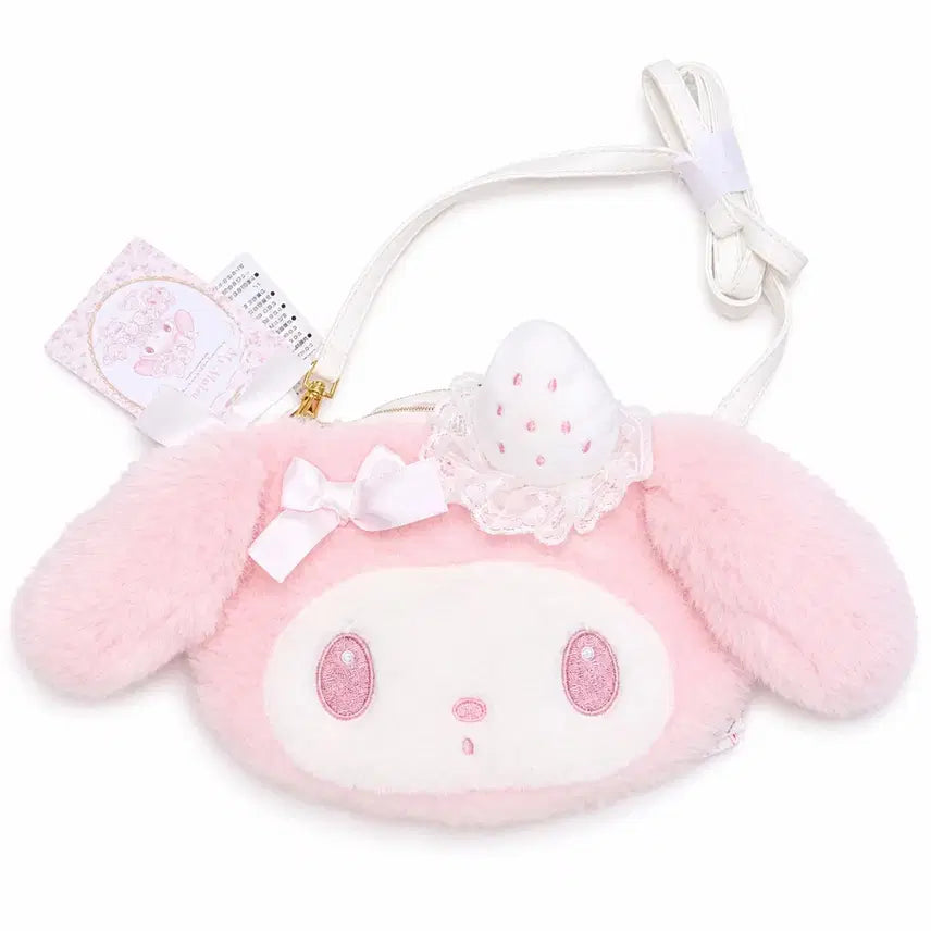 [BUNJANG] My Melody Shiro Ichigo Teatime Shoulder Bag Pouch / 일본가) 마이멜로디 시로 이치고 티타임 / 숄더백