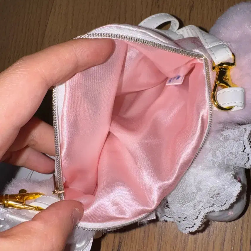 [BUNJANG] My Melody Shiro Ichigo Teatime Shoulder Bag Pouch / 일본가) 마이멜로디 시로 이치고 티타임 / 숄더백