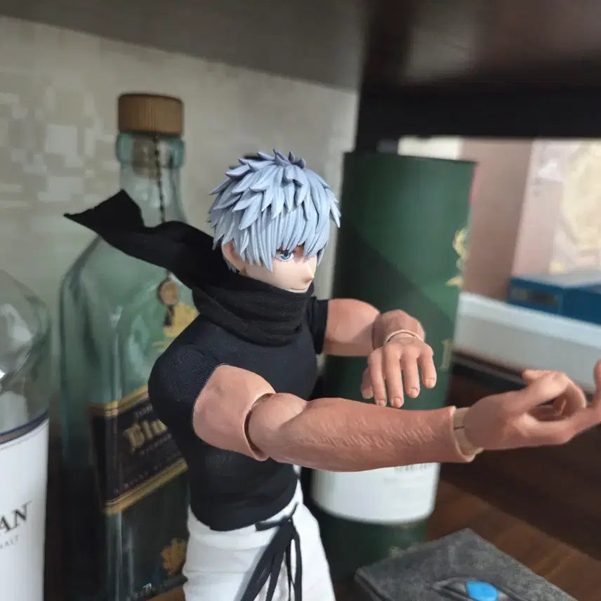 [BUNJANG] Gojo Satoru Custom Figure &amp; Okkotsu Yuta Okkimon Kyo Acrylic Set / 주술회전 무라사키 당주고죠 개인커스텀 피규어