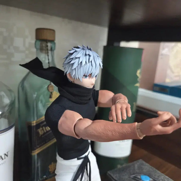 [BUNJANG] Gojo Satoru Custom Figure &amp; Okkotsu Yuta Okkimon Kyo Acrylic Set / 주술회전 무라사키 당주고죠 개인커스텀 피규어