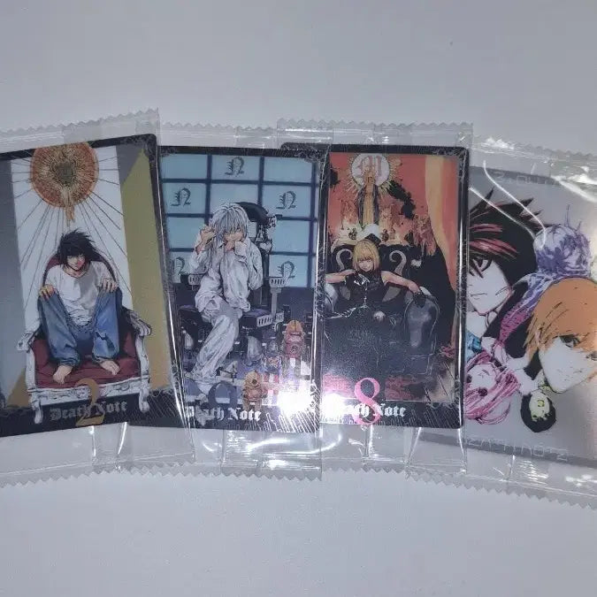 [BUNJANG] Death Note Wafer Card Set: L, Near, Mello (Sealed) / 미개봉 데스노트 웨하스 카드 엘 니아 멜로