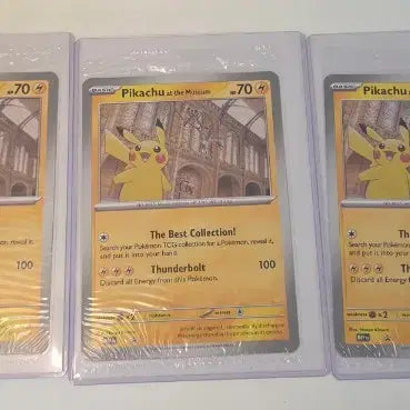 [BUNJANG] London Museum Pikachu Card Bundle (5 pcs) / 런던 뮤지엄 피카츄 5장