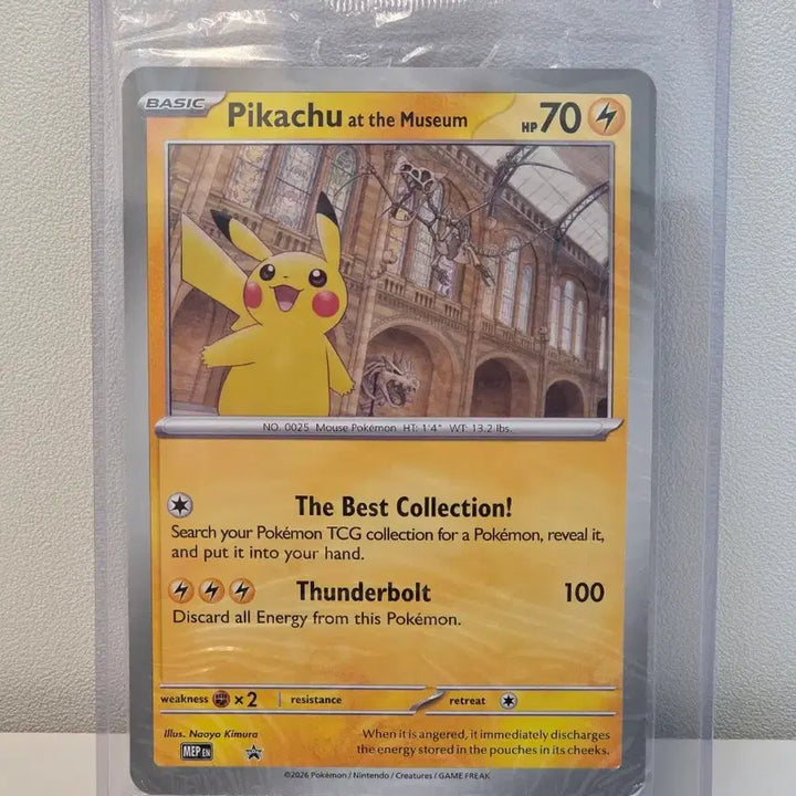 [BUNJANG] London Museum Pikachu Card Bundle (5 pcs) / 런던 뮤지엄 피카츄 5장