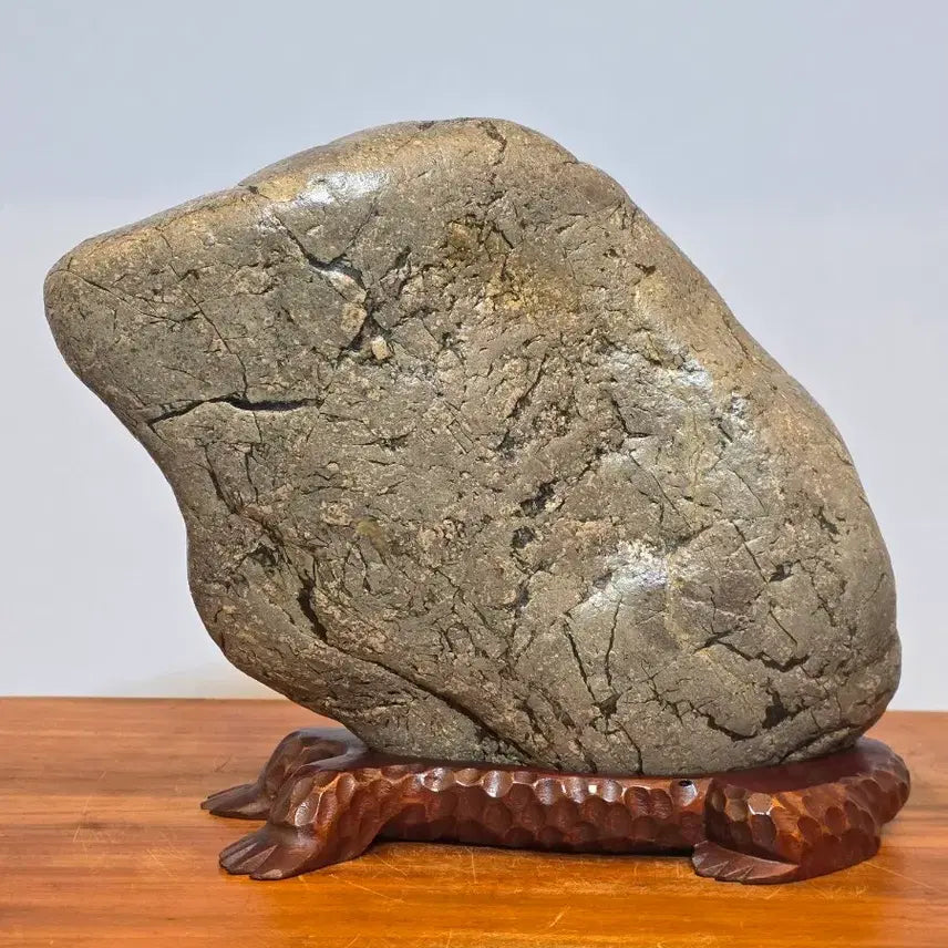 [BUNJANG] Namhangang River Water-Form Stone Suiseki / 26051623 묵직한 남한강 물형석 수석 팝니다