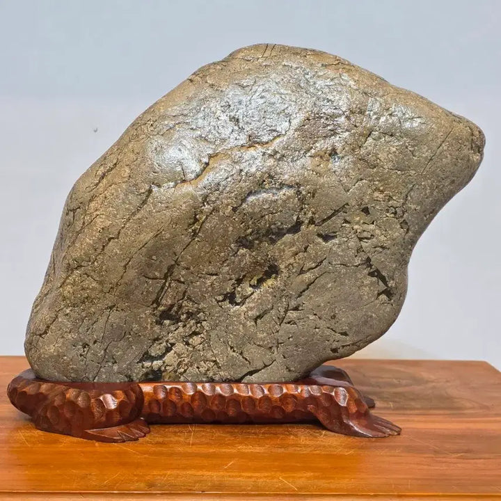 [BUNJANG] Namhangang River Water-Form Stone Suiseki / 26051623 묵직한 남한강 물형석 수석 팝니다