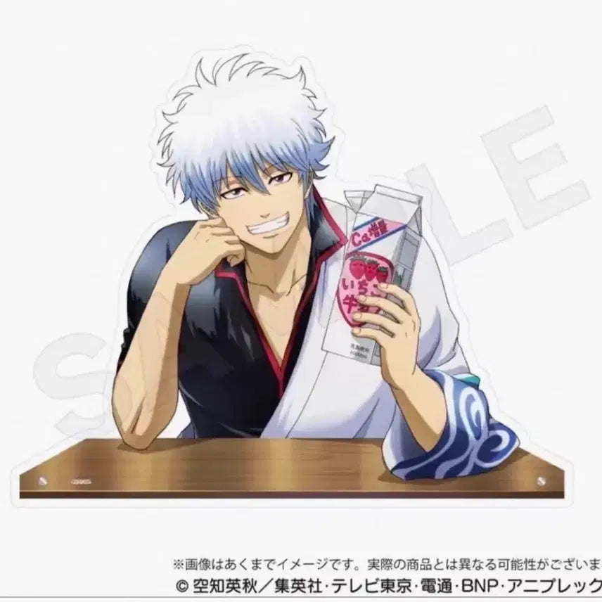 [BUNJANG] Gintama Gintoki "New Roommate" Big Acrylic Stand / 은혼 긴토키 동거인 빅아크릴
