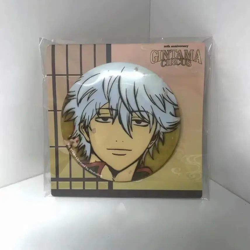 [BUNJANG] Gintama Gintoki 20th Anniversary Can Badge / 은혼 긴토키 20주년 캔뱃지