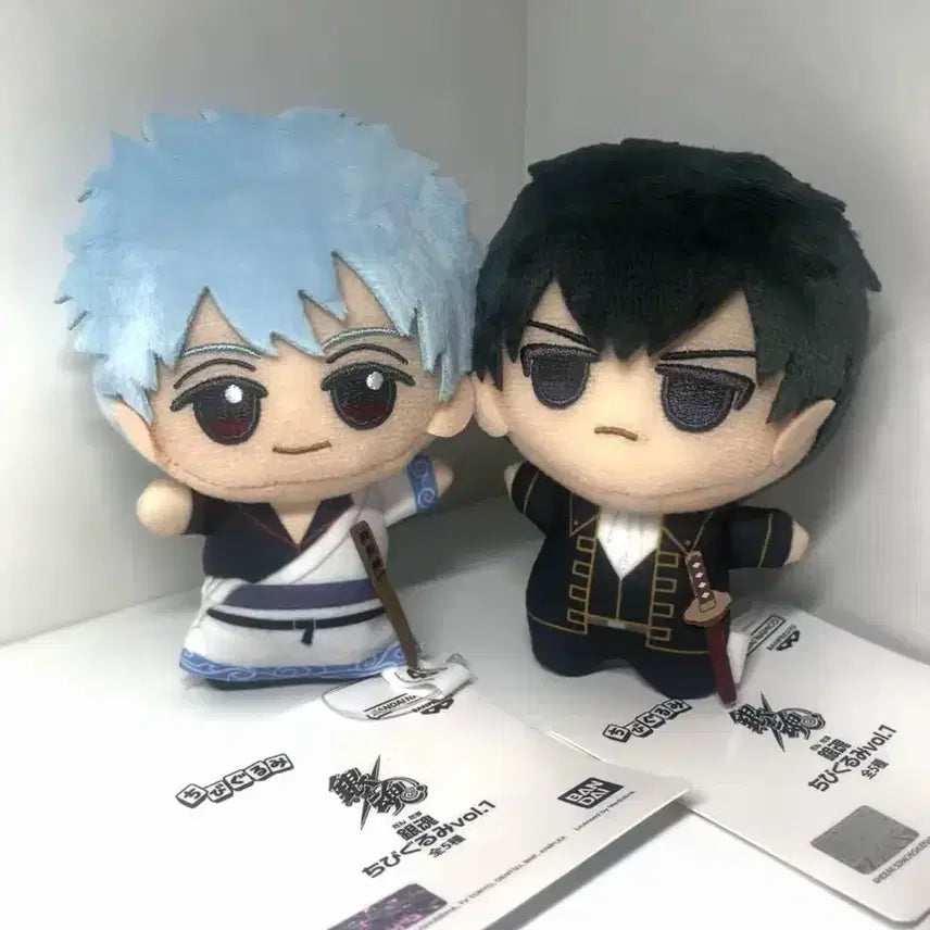 [BUNJANG] Gintama Gintoki Hijikata Chibi Nui Plush / 은혼 긴토키 히지카타 치비누이