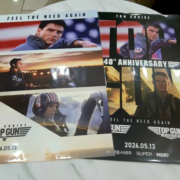 [BUNJANG] Top Gun Maverick Wingman 40th Anniversary Poster Set / (셋) 탑건 매버릭 특전 윙맨 40주년 포스터